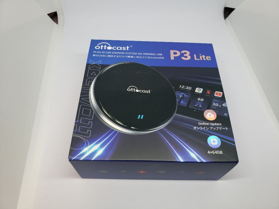 ottcast P3 Lite 4+64GB USB接続 (箱あり)