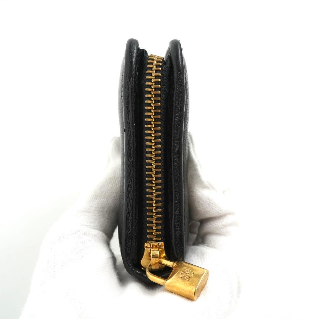 ✨未使用に近い✨　LOEWE 長財布　アナグラム　アマソナ　南京錠　バイカラー