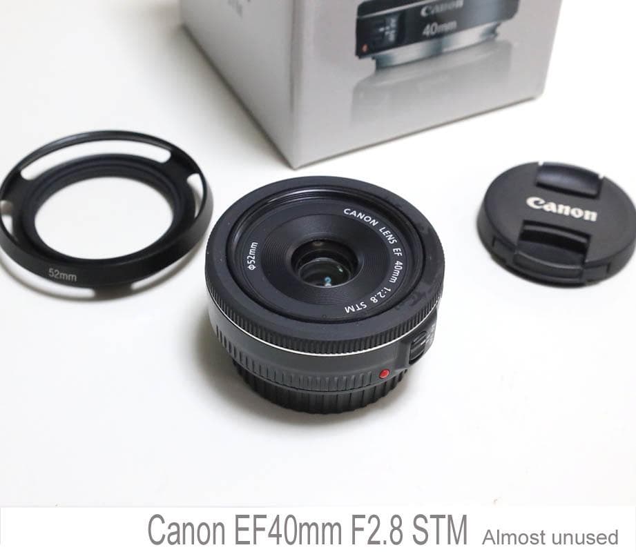 Canon EF40mm F2.8 STM レンズ ほぼ新品