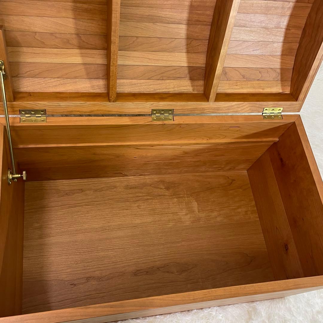 木製宝箱　木箱　おもちゃ箱　コンテナ　アンティーク