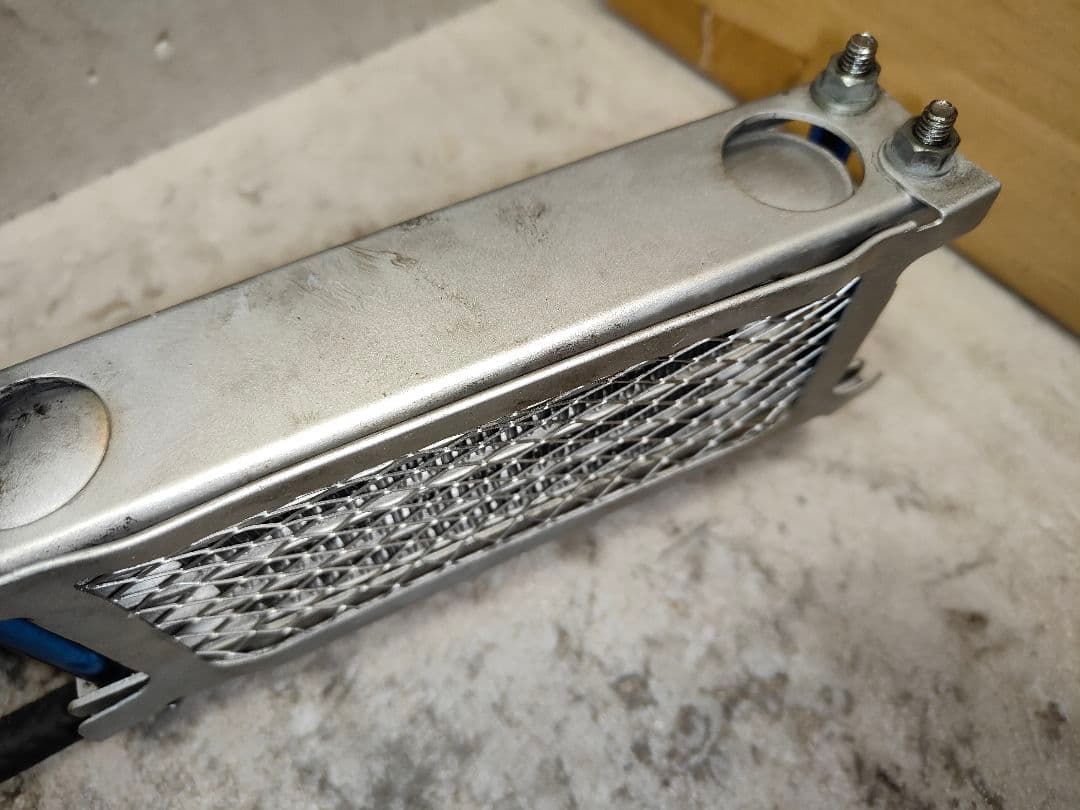 絶版 シグナスX 用 KN企画製削り出しパネル付き オイルクーラー ホースセット