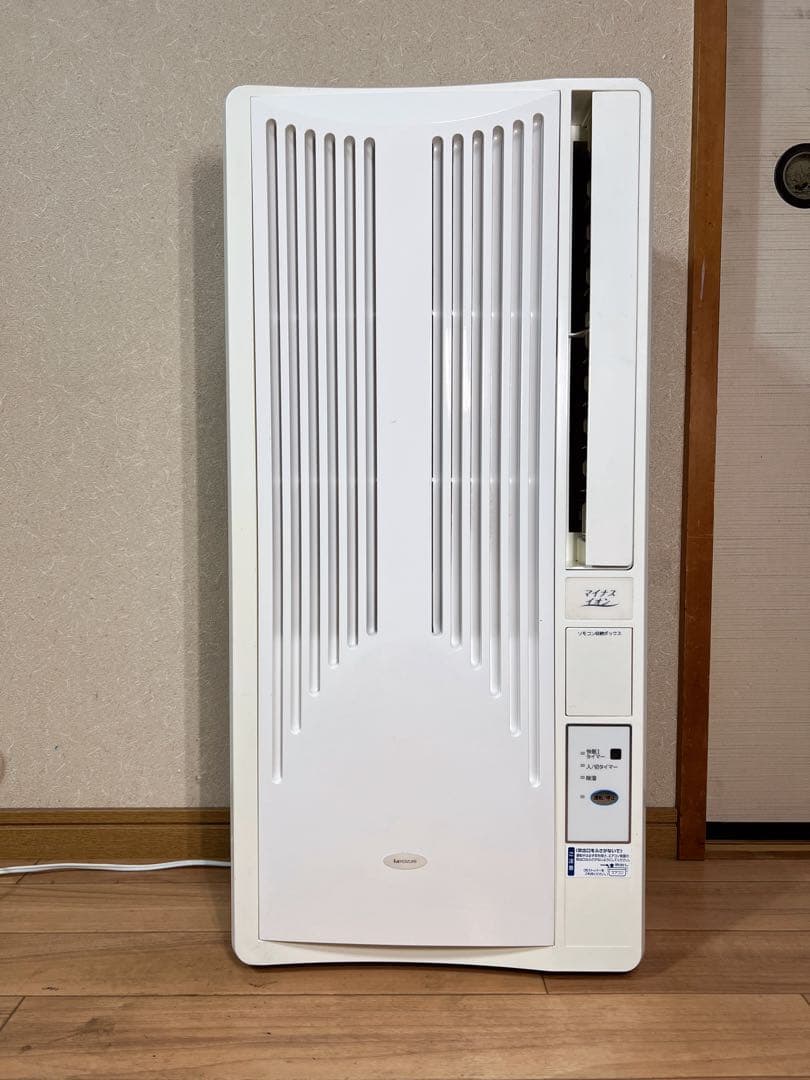 KOIZUMI/小泉精機窓用ルームエアコン冷房専用KAW-18376 ジャンク