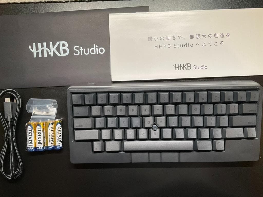 【使用回数少】HHKB Studio 英語配列（US配列）／墨