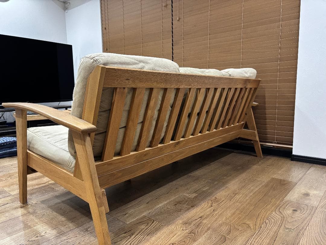 定価14万円超 替えカバー付きアーバンリサーチ関家具製３人掛けソファ BOTHY