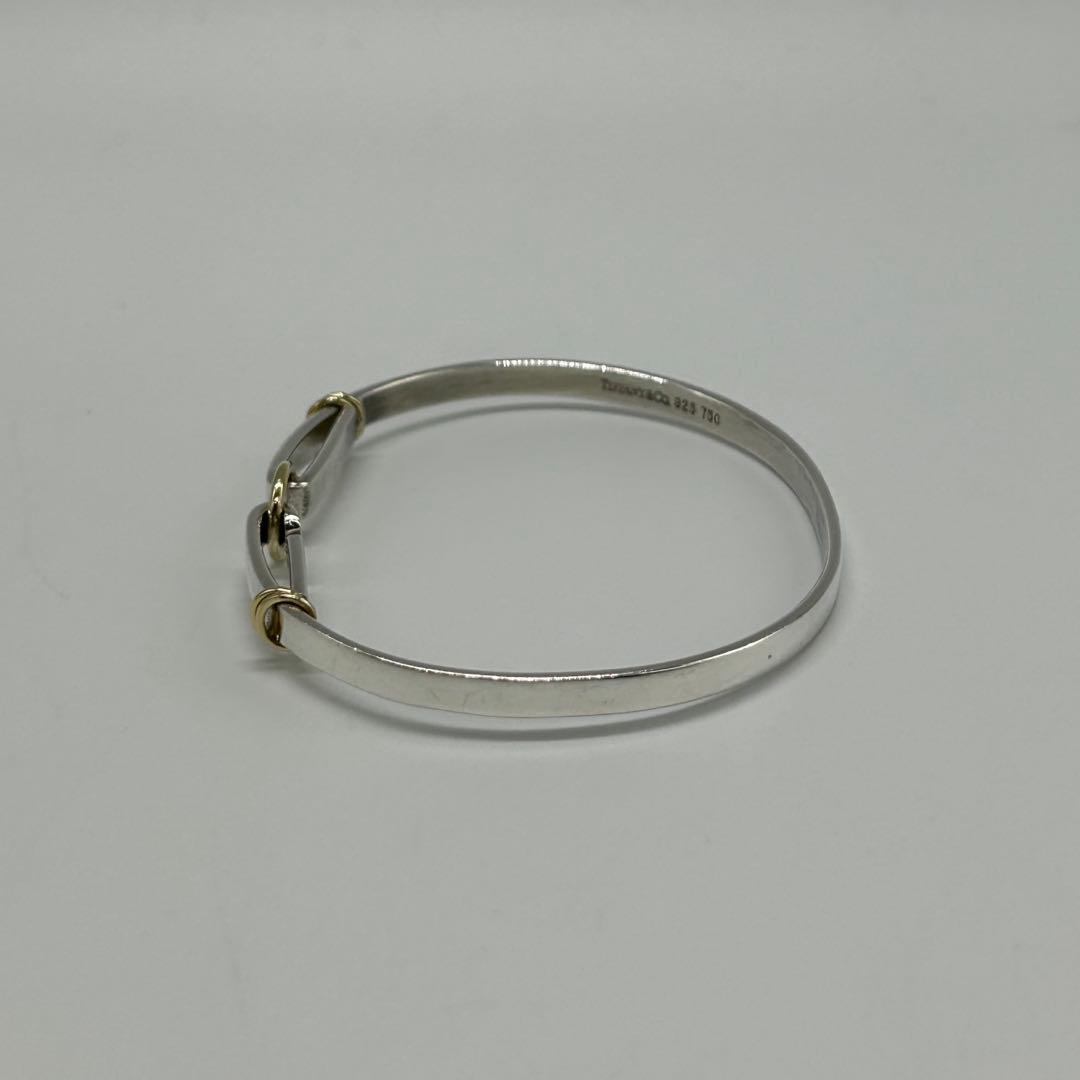 ティファニー TIFFANY サークルフック バングル ブレスレット コンビ