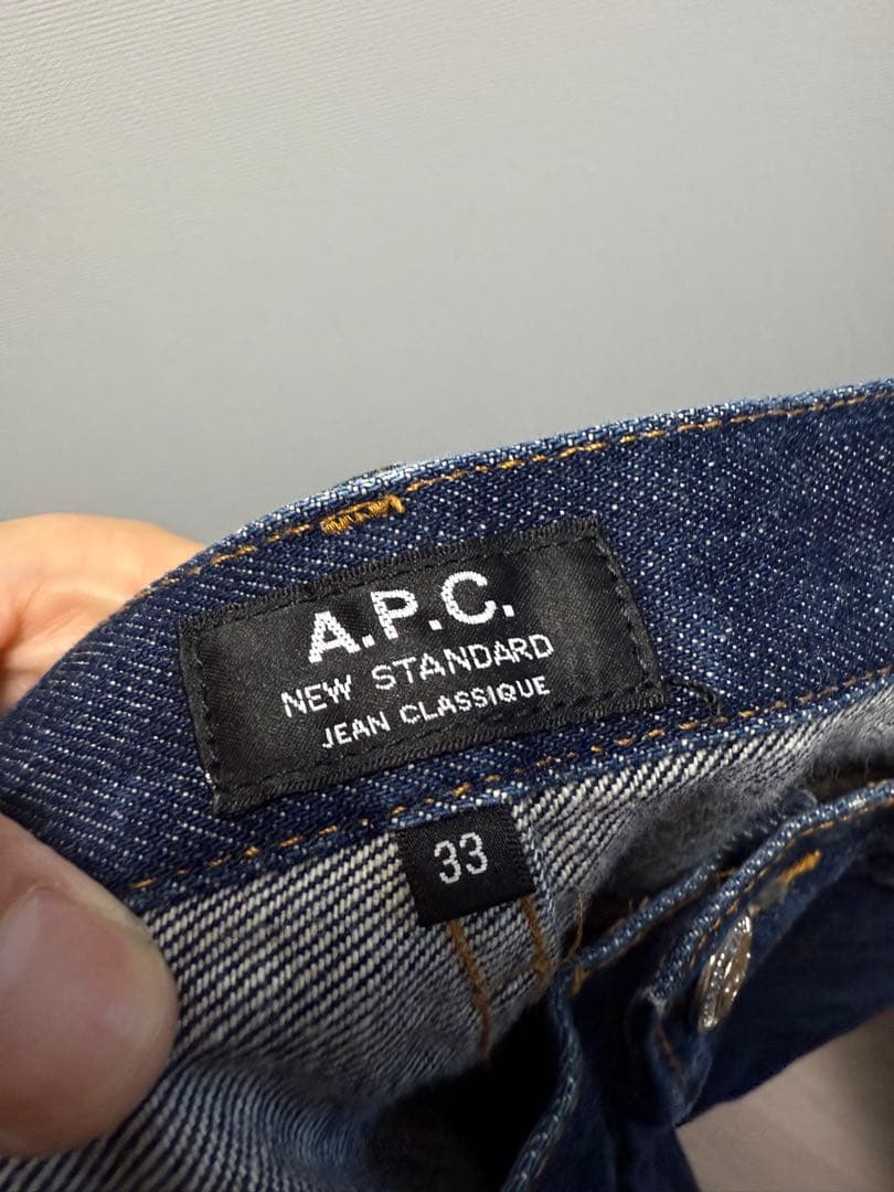 A.P.C. New Standard サイズ33 赤耳セルビッチ 濃紺