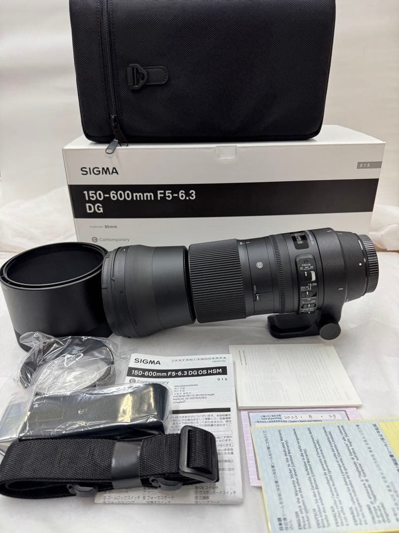 SIGMA 150-600mm F5-6.3 DG キヤノンEFマウント用