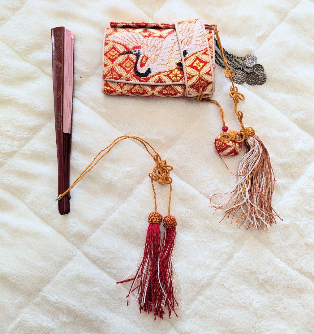 値下げ☆七五三着物セット、7歳用　造り帯　正絹