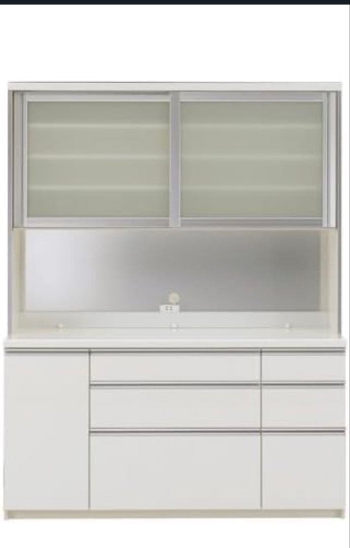 パモウナ 食器棚IK IKA-S1600R パールホワイト