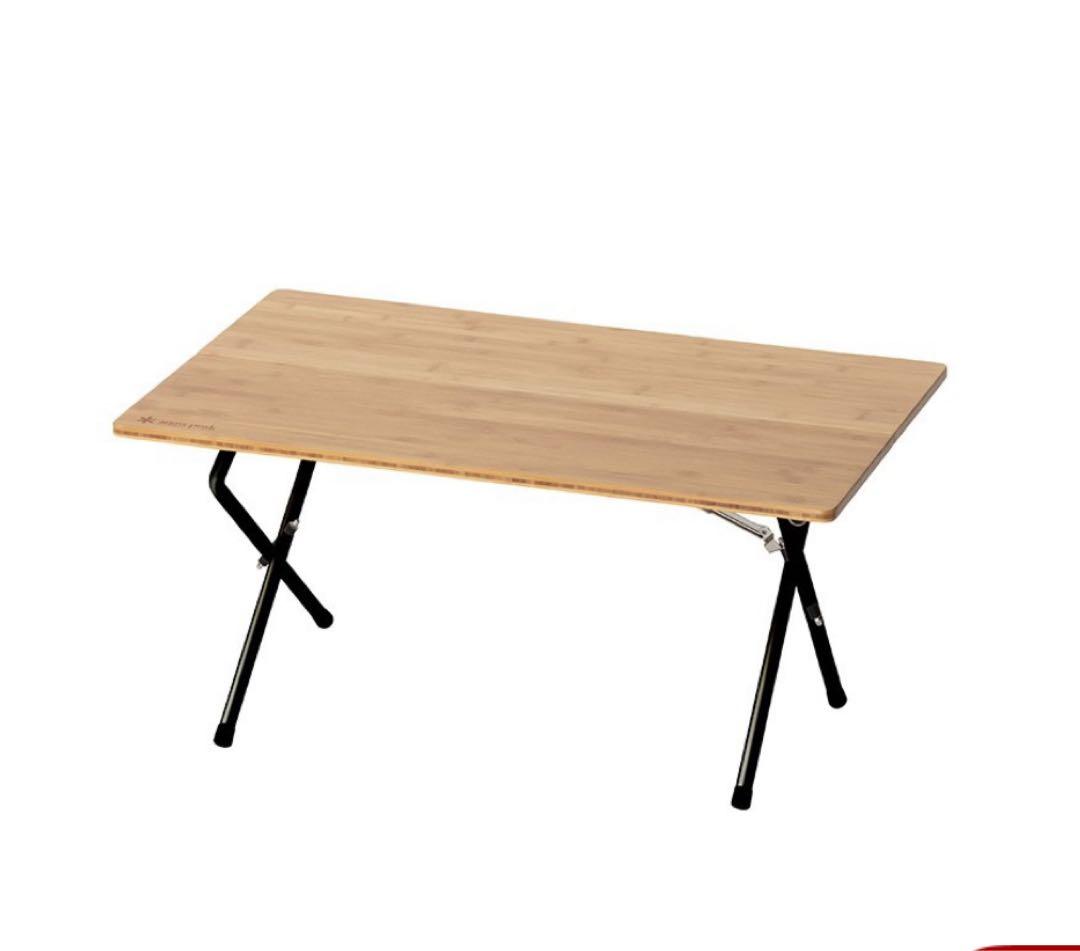 【新品】スノーピーク ワンアクションローテーブル LV-100TLライトバンブー