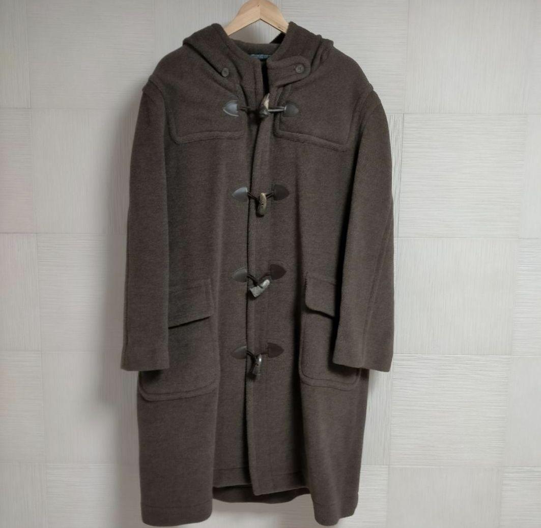 英国製 ブルックスブラザーズ　ダッフルコート ヘリンボーン