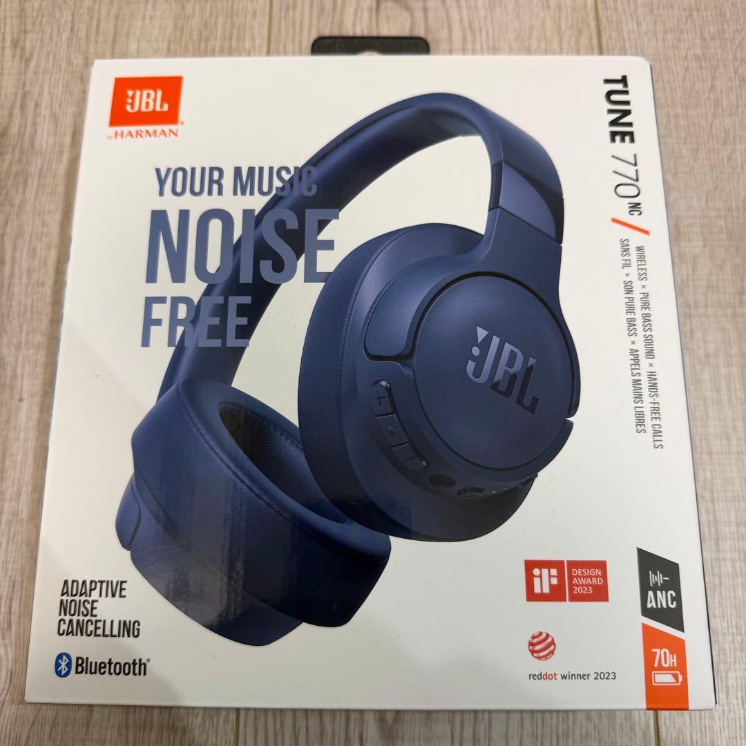 JBL TUNE 770NC ワイヤレスヘッドホン　ブルー