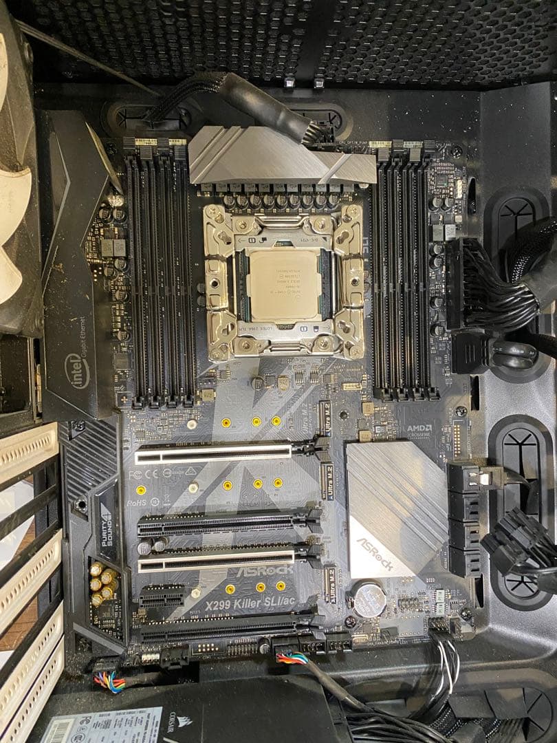 マザーボード ASRock X299 killer i9-7900x 3.3GHz 32GB