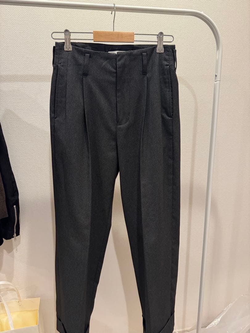 スーツ KAIKO Wide slacks \"GRAY\"