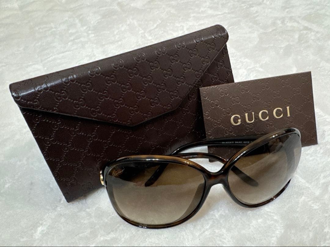 GUCCI グッチ サングラス GG3525KS ブラウン　ラブリーハート