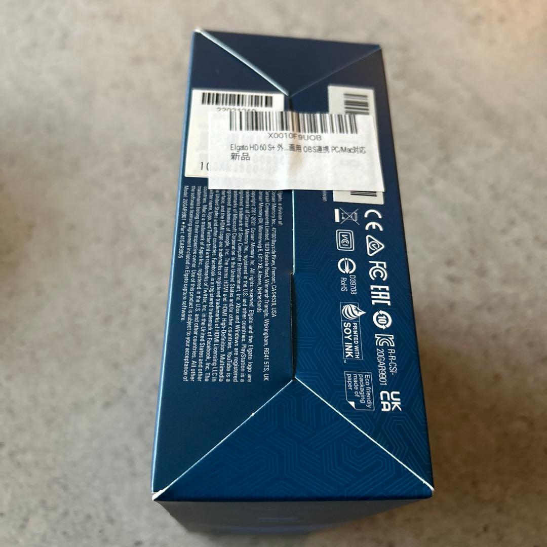 【箱付き】elgato HD 60 s+ キャプチャーボード