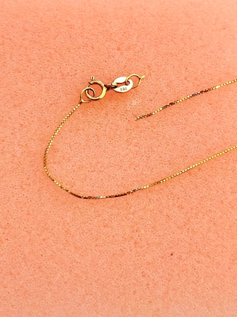 アクセサリー K18 Gold Venetian Chain Necklace 45cm