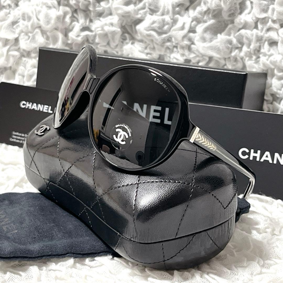未使用品✨CHANEL ブラック サングラス ケース付き