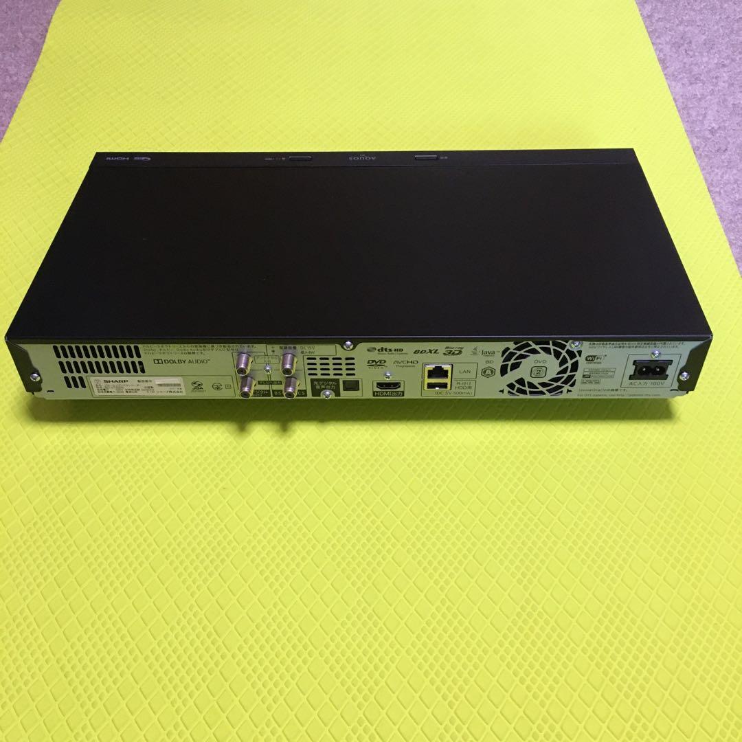 ◆3番組同時録画◆約2000時間録画◆シャープ◆BD-UT2200◆純正リモコン