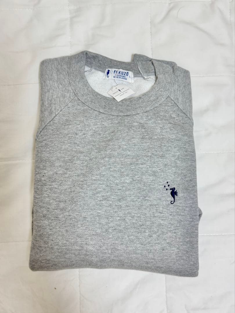 【新品タグ付き】フクゾー　スエットシャツ　Lサイズ　FUKUZO トレーナー