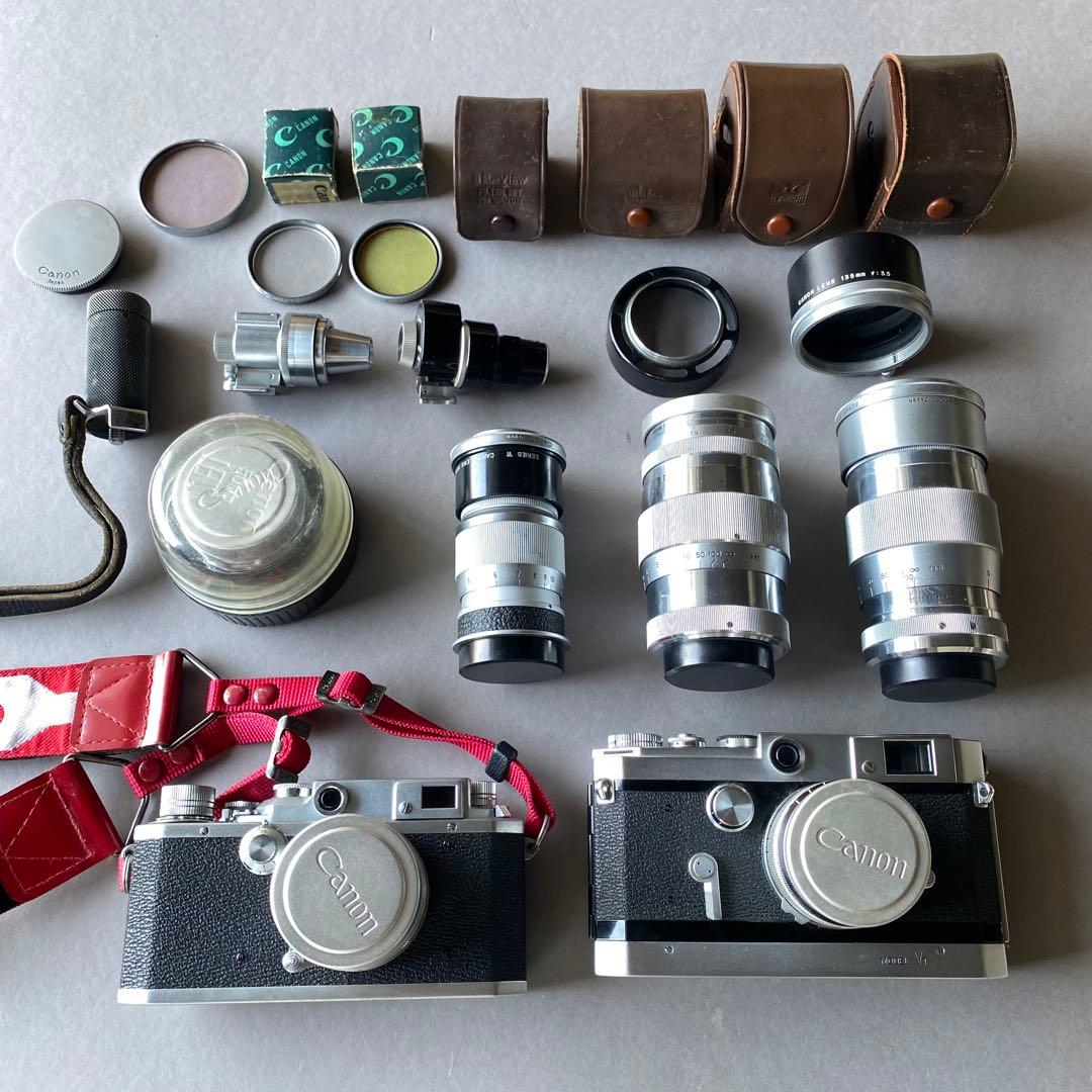 Canon フィルム　オールドカメラ　レンズ色々セット