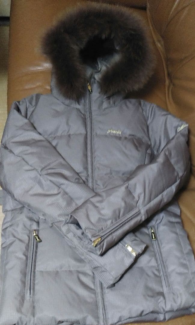 スキーウェア◎ダウンジャケット/フェニックス ブラウン Mサイズ レディース