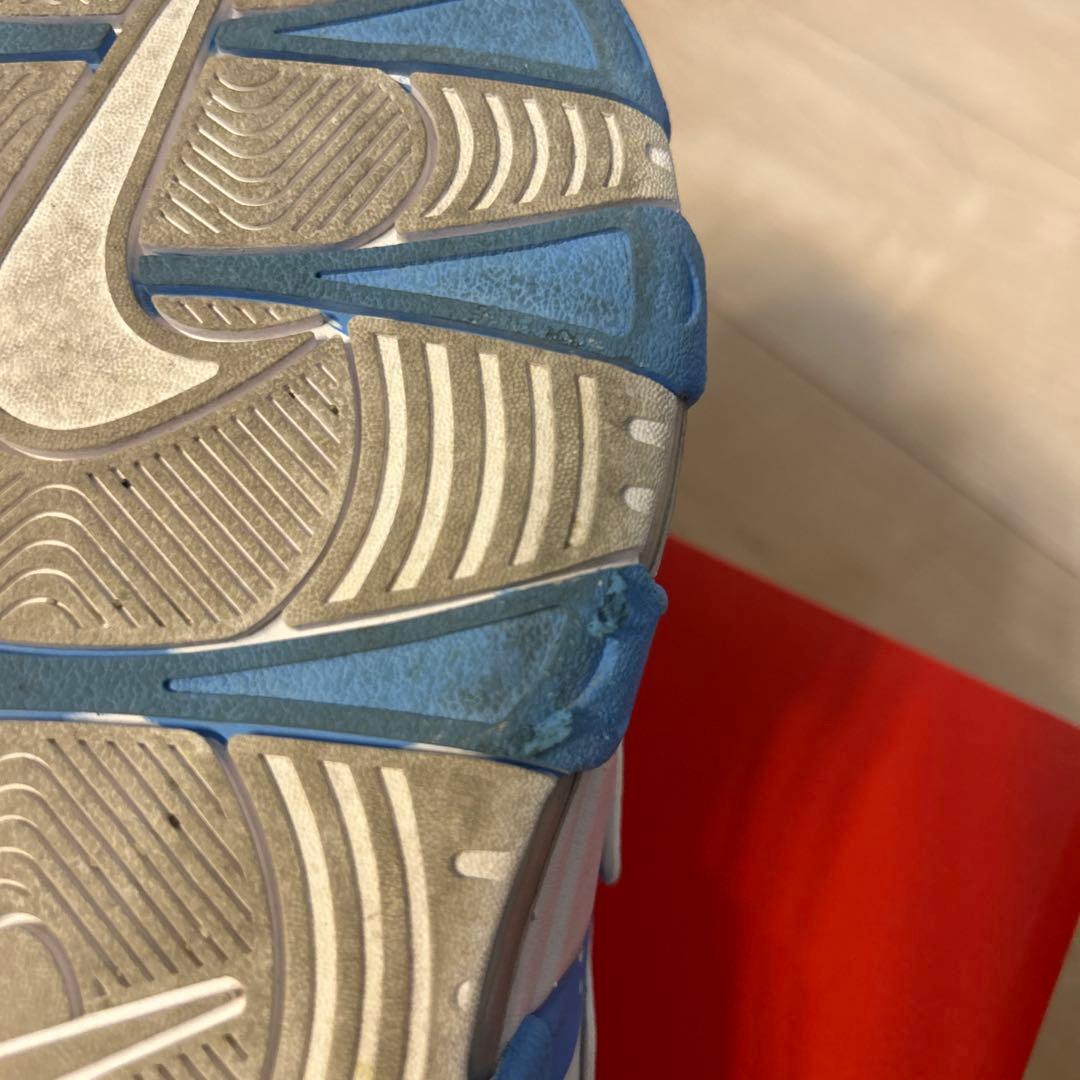 靴 Nike AIR MORE UPTEMPO SLIDE BLUEWHITE 29