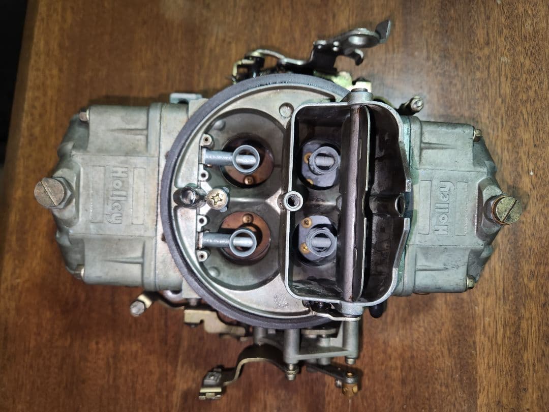 値下げholley ホーリーキャブレター　ダブルポンプ　600cfm　アメ車
