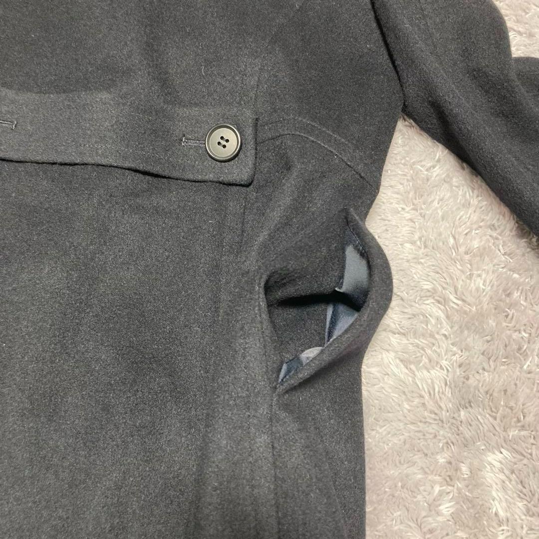 美品　高級　セオリー　theory カシミヤ100%コート　ダークネイビー