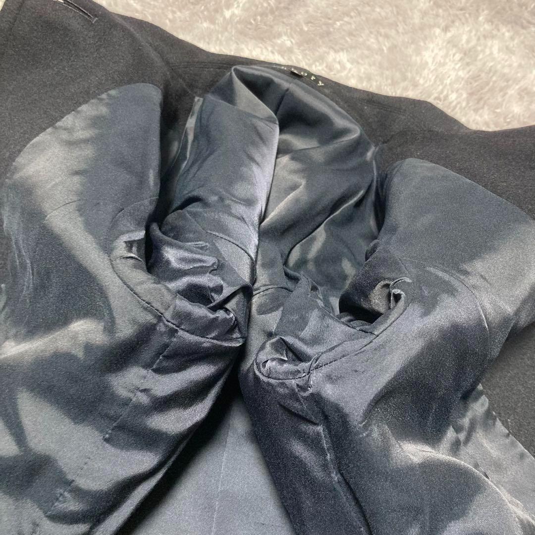 美品　高級　セオリー　theory カシミヤ100%コート　ダークネイビー