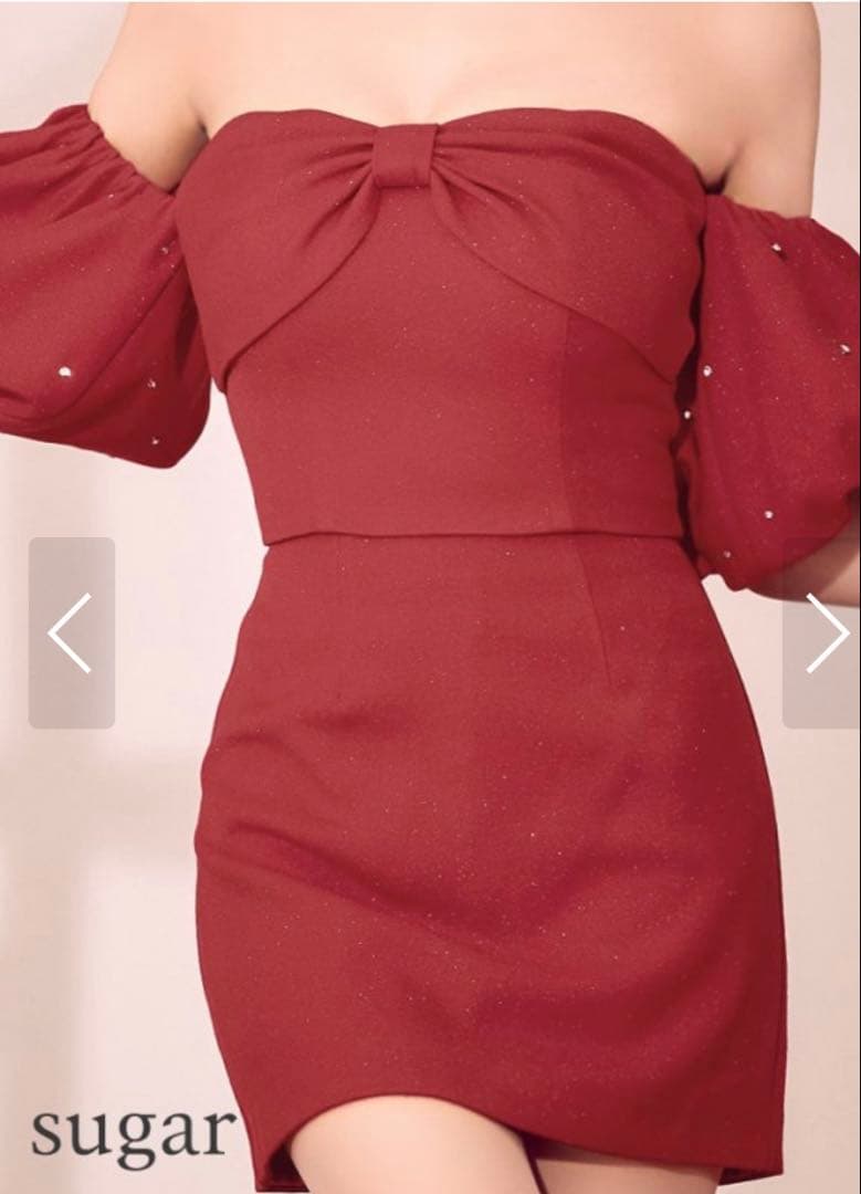 ROBE de FLEURS オフショルダードレス　ツーピース