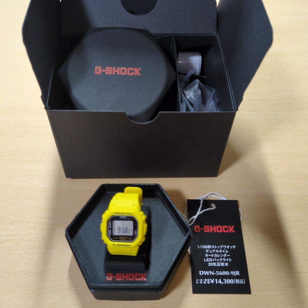 新品　未使用　G-SHOCK DW5600-9R イエロー