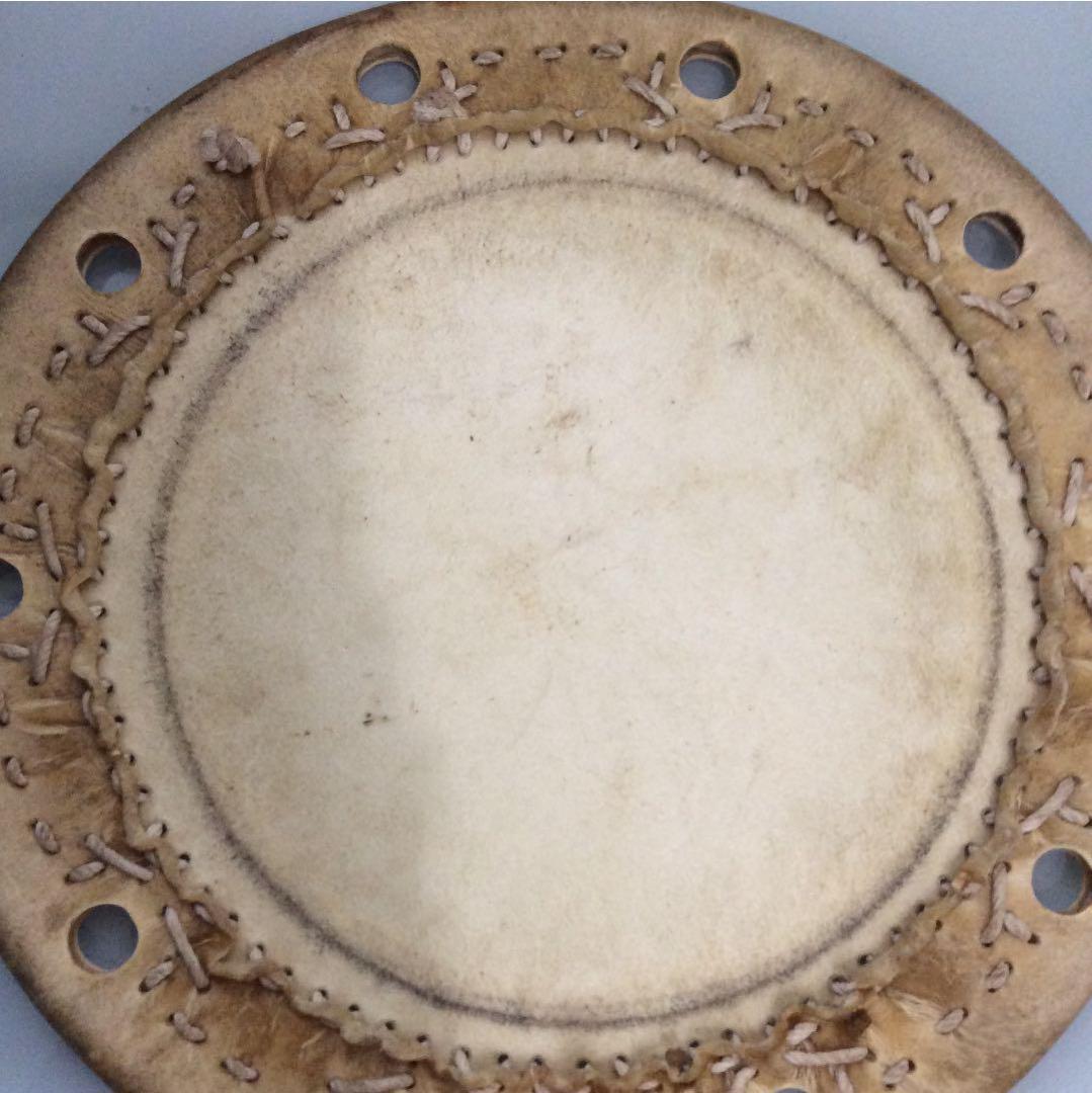 【ほぼ新品 送料込】締太鼓 交換 皮 和太鼓　諏訪工芸 二丁掛け