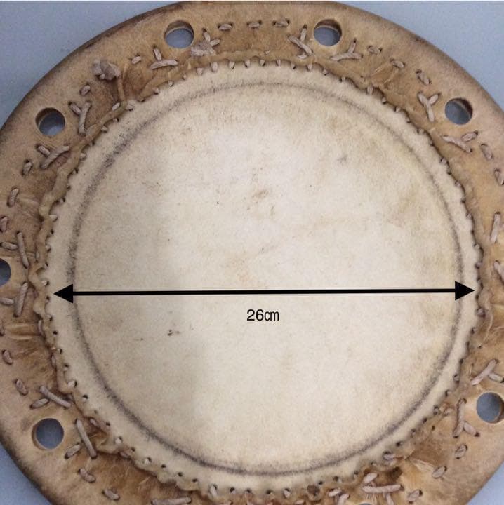 【ほぼ新品 送料込】締太鼓 交換 皮 和太鼓　諏訪工芸 二丁掛け