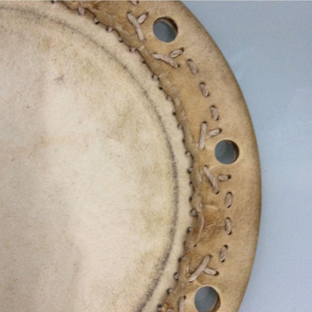 【ほぼ新品 送料込】締太鼓 交換 皮 和太鼓　諏訪工芸 二丁掛け