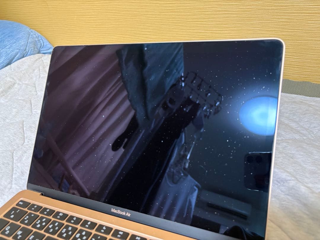 MacBookAirM1 2020画面割れ起動OK操作可8GB/256GB