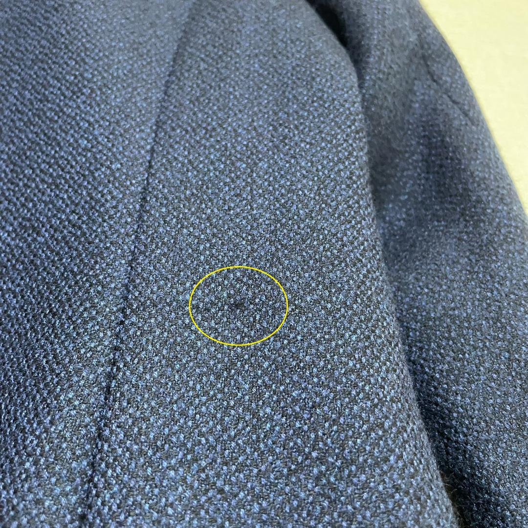 レリアン×ロロピアーナ ネイビー カシミア ビキューナ混ジャケット 9 日本製