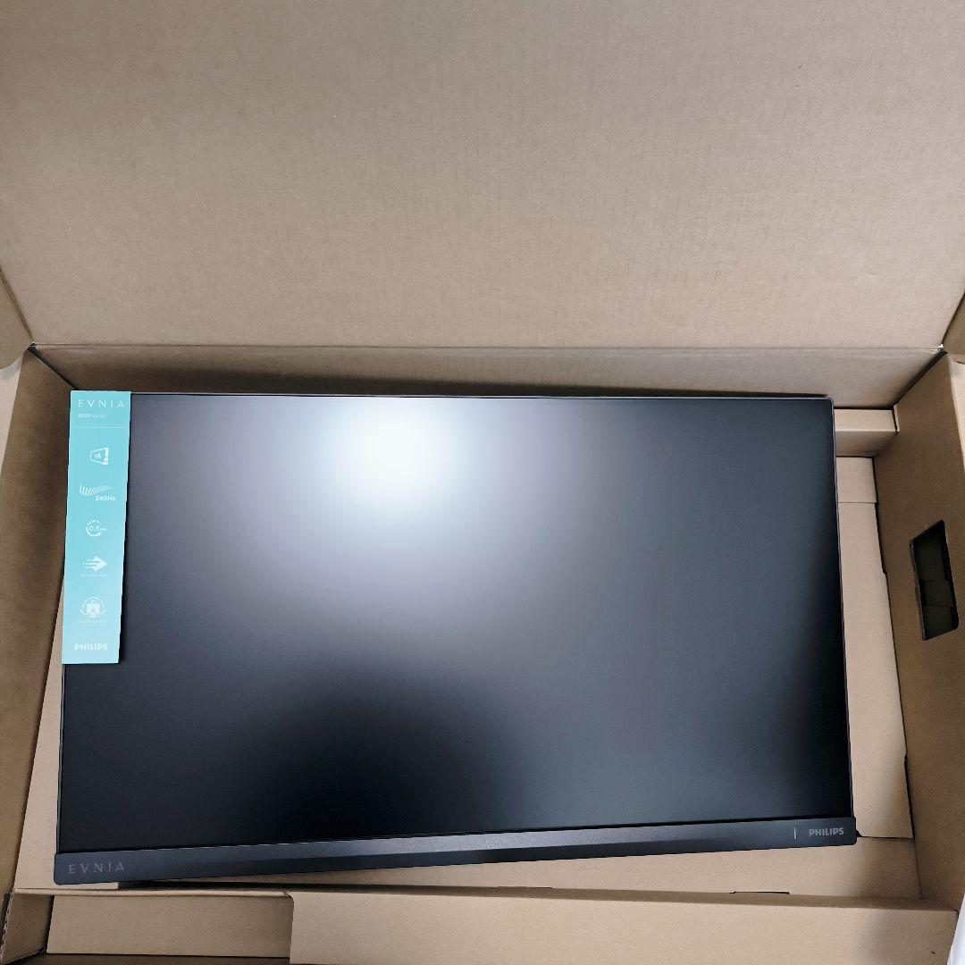 【未使用】PHILIPS EVNIA ゲーミングモニター 24.5型 昇降調整可