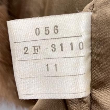 FARLON ファーロン　コート　毛皮　ブラウン　11サイズ