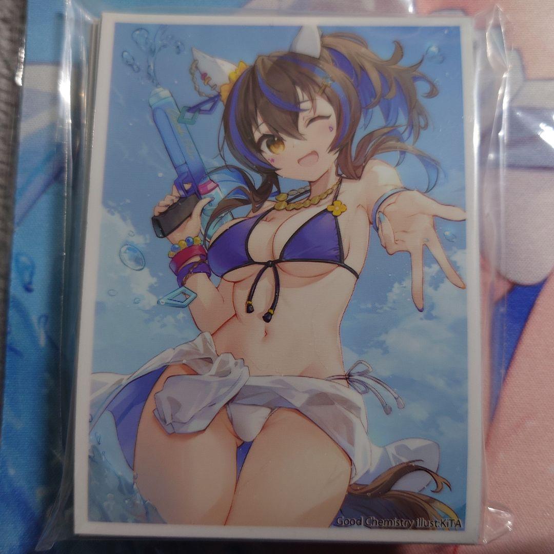 α2 ウマ娘 水鉄砲&水着 ダイタクヘリオス スリーブ&プレイマット