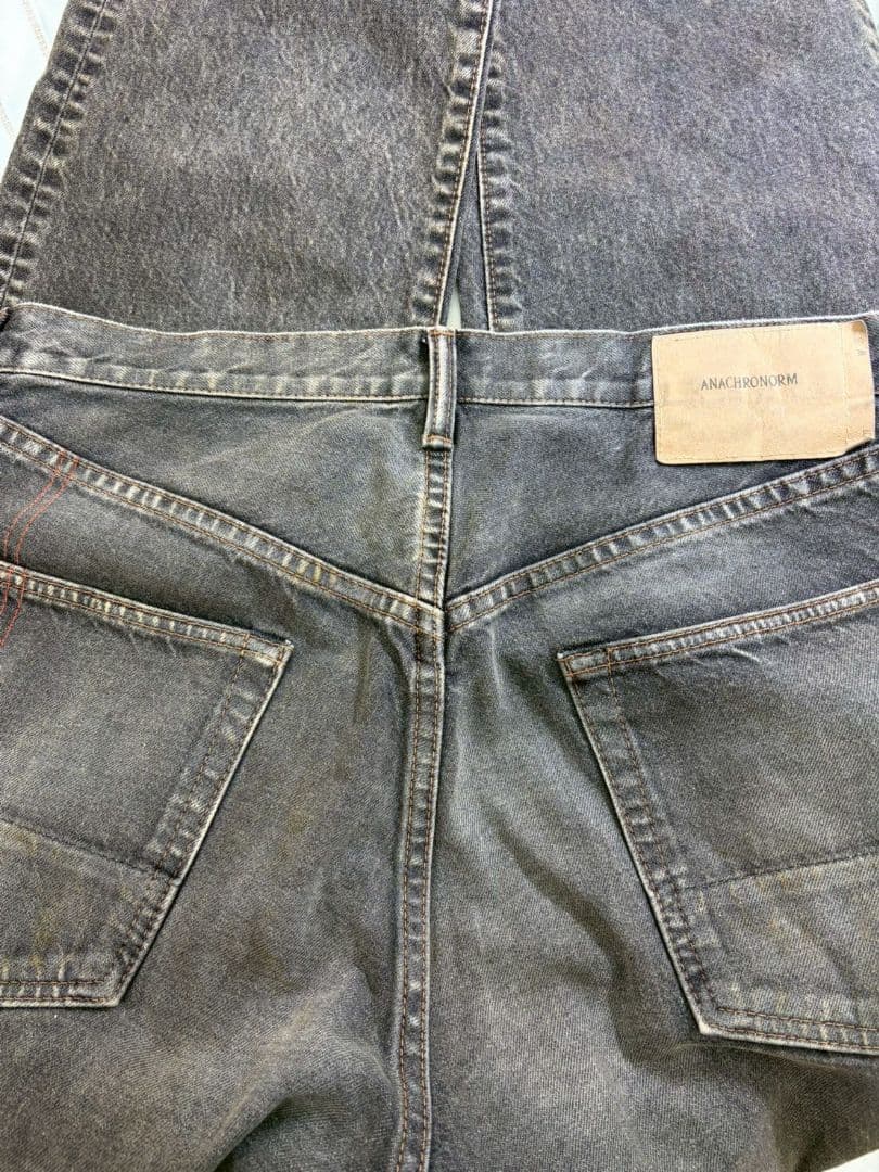 アナクロノーム 現行モデル レギュラーテーパード ブラックデニム