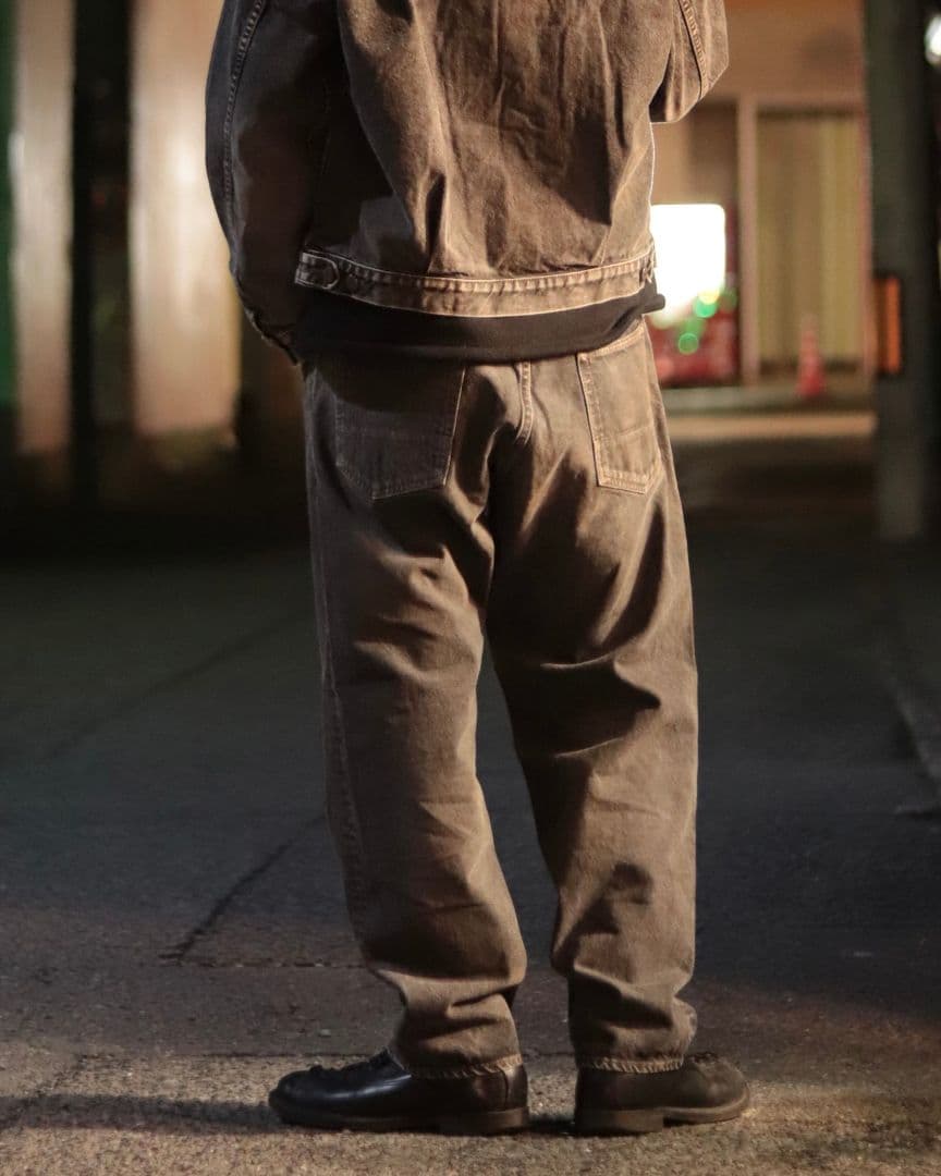 アナクロノーム 現行モデル レギュラーテーパード ブラックデニム