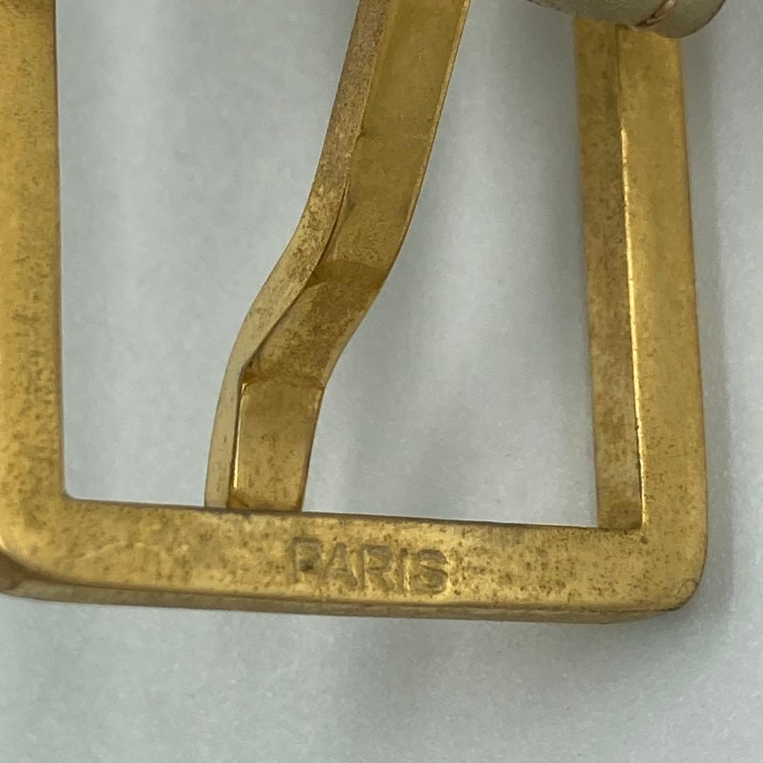 【5766】CHANEL シャネル ベルト ココマーク ベージュ