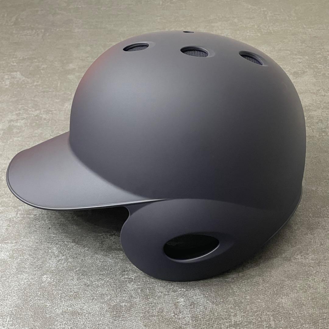 MIZUNO 野球ヘルメット つや消しネイビー 右打者用 軟式野球用