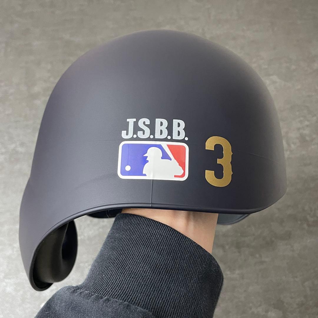 MIZUNO 野球ヘルメット つや消しネイビー 右打者用 軟式野球用