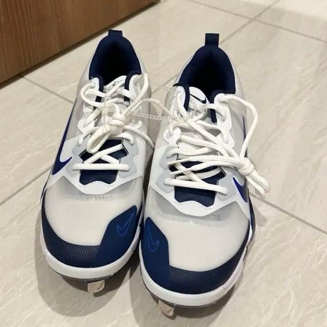 Nike Air zoom スパイクシューズ 26.5cmホワイト/ネイビー