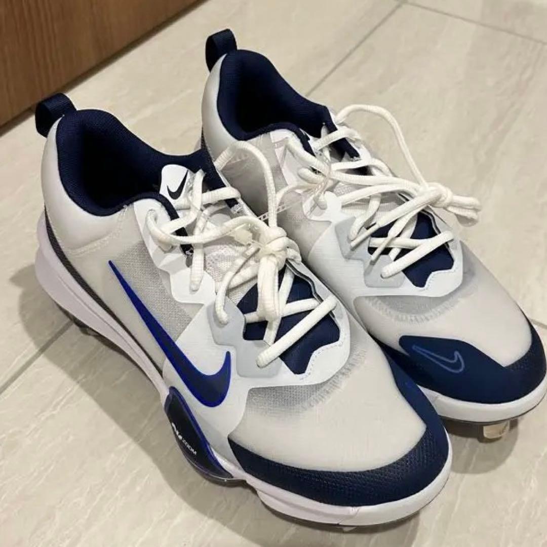 Nike Air zoom スパイクシューズ 26.5cmホワイト/ネイビー