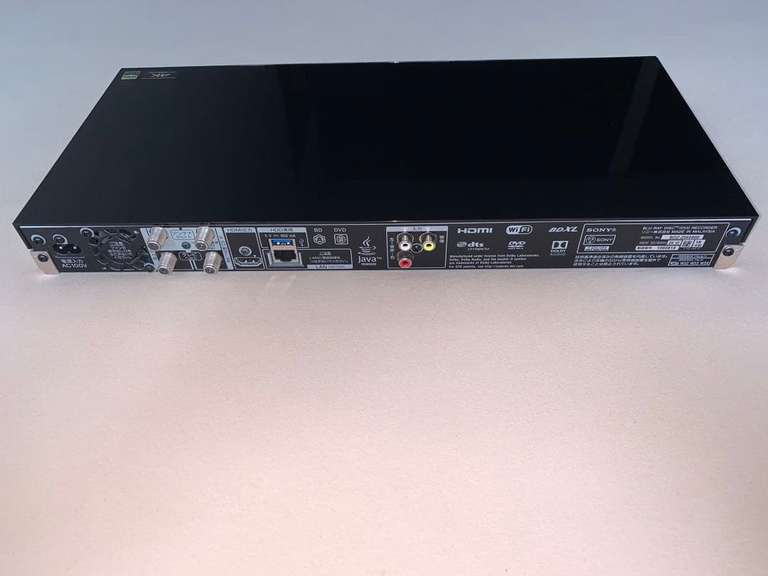 ブルーレイレコーダー　SONY　BDZ-ZW2500