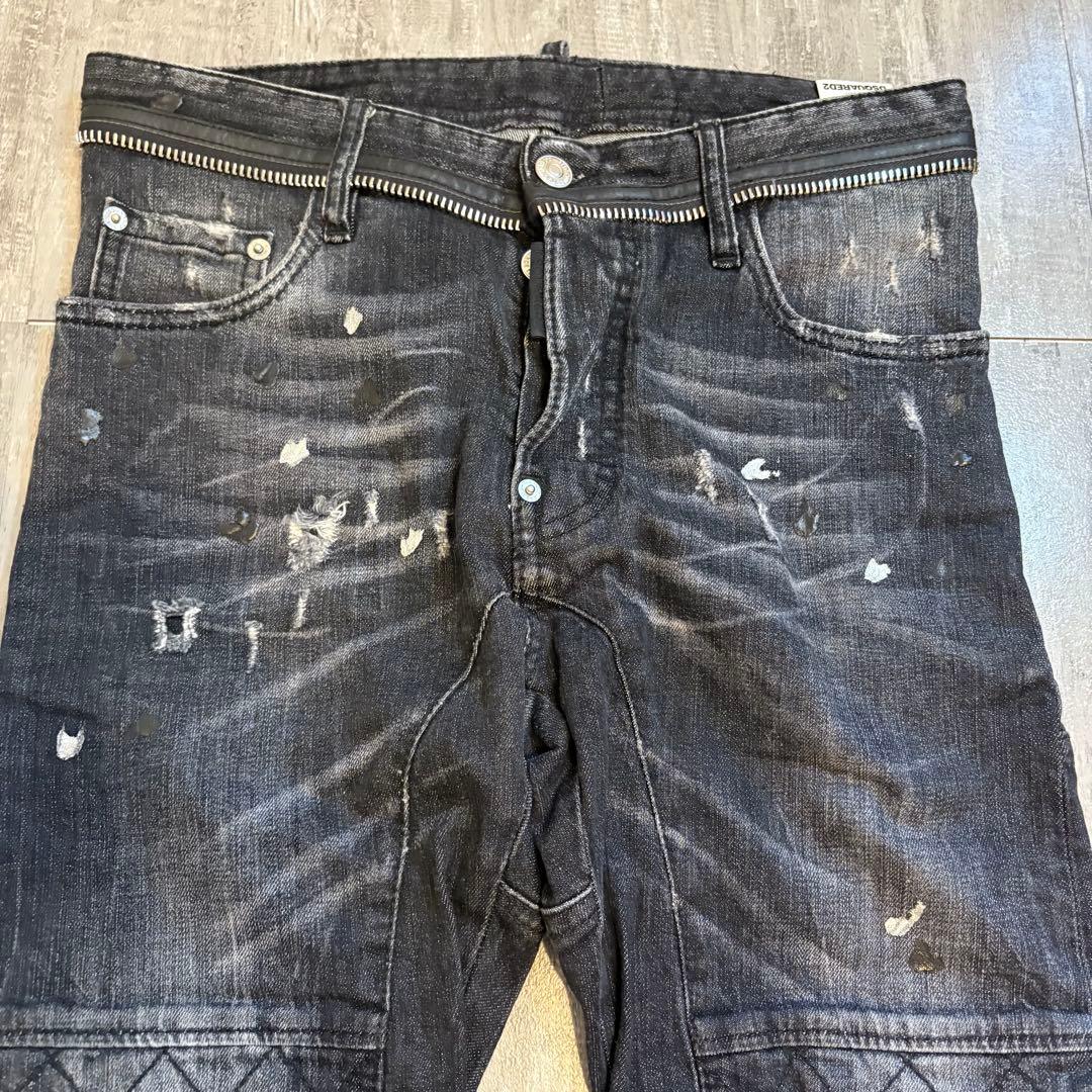 定価9万　DSQUARED2 TIDY BIKER バイカー クラッシュ加工44