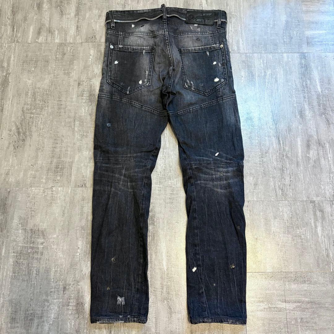 定価9万　DSQUARED2 TIDY BIKER バイカー クラッシュ加工44